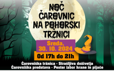 Noč čarovnic na Pohorski tržnici